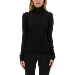 THE GARMENT Women's Long Sleeve Turtleneck Top Women BLACK Sweaters & Knitwear